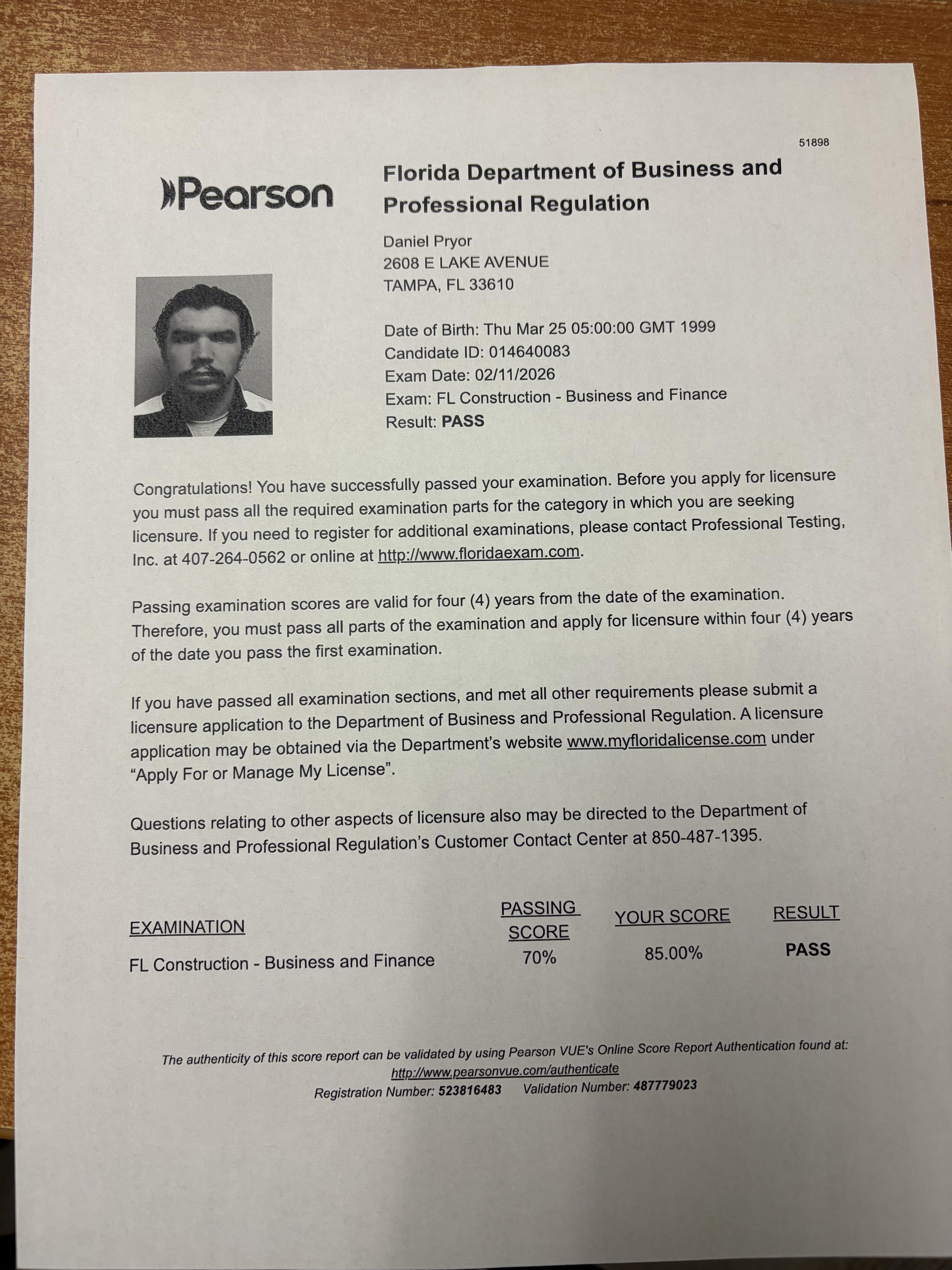 Testimonial from Fred Ludena